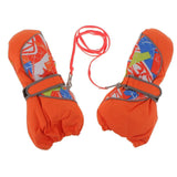 Maxbell Children Winter Warm Ski Gloves Waterproof Windproof Gloves/Mittens Orange M - Aladdin Shoppers
