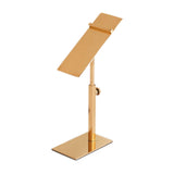 Maxbell 2xShoe Rack Adjustable Height Shoe Display Stand Shoe Riser Shoe Holder Shelf Rose Gold