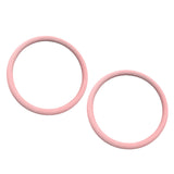 Maxbell Arm Hoop Portable (33cm Diameter) Quiet Foam Fitness Hoop for Home Men Women Pink