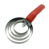 Maxbell 4 Rings Curry Comb Convenient Multifunctional Horse Brush for Dog Goat Sheep Red