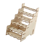 Maxbell Maxbell Craft Paint Storage Rack Craft Paint and Brush Organizer Rack Workspace Home 13.8cmx21.2cmx22cm