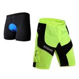 Maxbell Mountain Bike Bicycle Cycling Shorts Short Pants with Padded Underwear S - Aladdin Shoppers