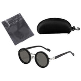 Maxbell Adjustable Sunglasses Fashion Eyewear for Traveling Outdoor Activities Beach Black Sliver