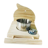 Maxbell Bird Cage Feeder Hanging Pet Bowl Lightweight for Conures Parakeet Lovebirds Bird