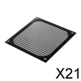 Maxbell 21x120mm Dustproof Case Fan Dust Filter Guard Grill Protector Cover PC Computer