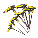 Maxbell 8x T Handle Allen Wrench Set Wear Resistant Easy to Use Bike Hex Wrench Tool without Stand