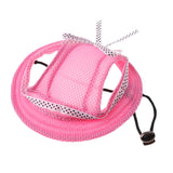 Maxbell Maxbell Pet Dog Cat Kitten Princess Mesh Strap Hat Cap Sunbonnet Size M - Pink