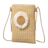 Maxbell Women Shoulder Bag Female Novelty Flower Phone Bag for Spring Birthday Party