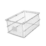 Maxbell Foldable Storage Basket Versatile Sturdy Practical Camping Table Accessories
