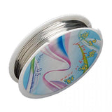 Maxbell 3x Spool of 24 Gauge 12 Yard Silver Plated Copper Wire Cord DIY Jewelry Making