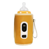 Maxbell Mug Milk Heater for Most Bottles Milk Keeper for Nursing Camping Travel yellow
