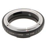 Maxbell Aluminum Alloy Macro Adapter Ring for Canon FD Mount Lens to EOS Camera Body for Canon DSLR 60D 650D 700D 5D III 100D No Glass - Aladdin Shoppers