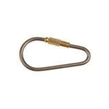 Maxbell Maxbell Outdoor Titanium Alloy Screw Locking Carabiner Hook Keychain Camping Buckle