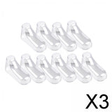 Maxbell 3x10Pcs Transparent Baby Shoe Stretcher Professional for Socks Store 11cm