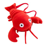 Maxbell Crayfish Plush Crossbody Bag Soft Shoulder Bag for Vacation Shopping Outdoor