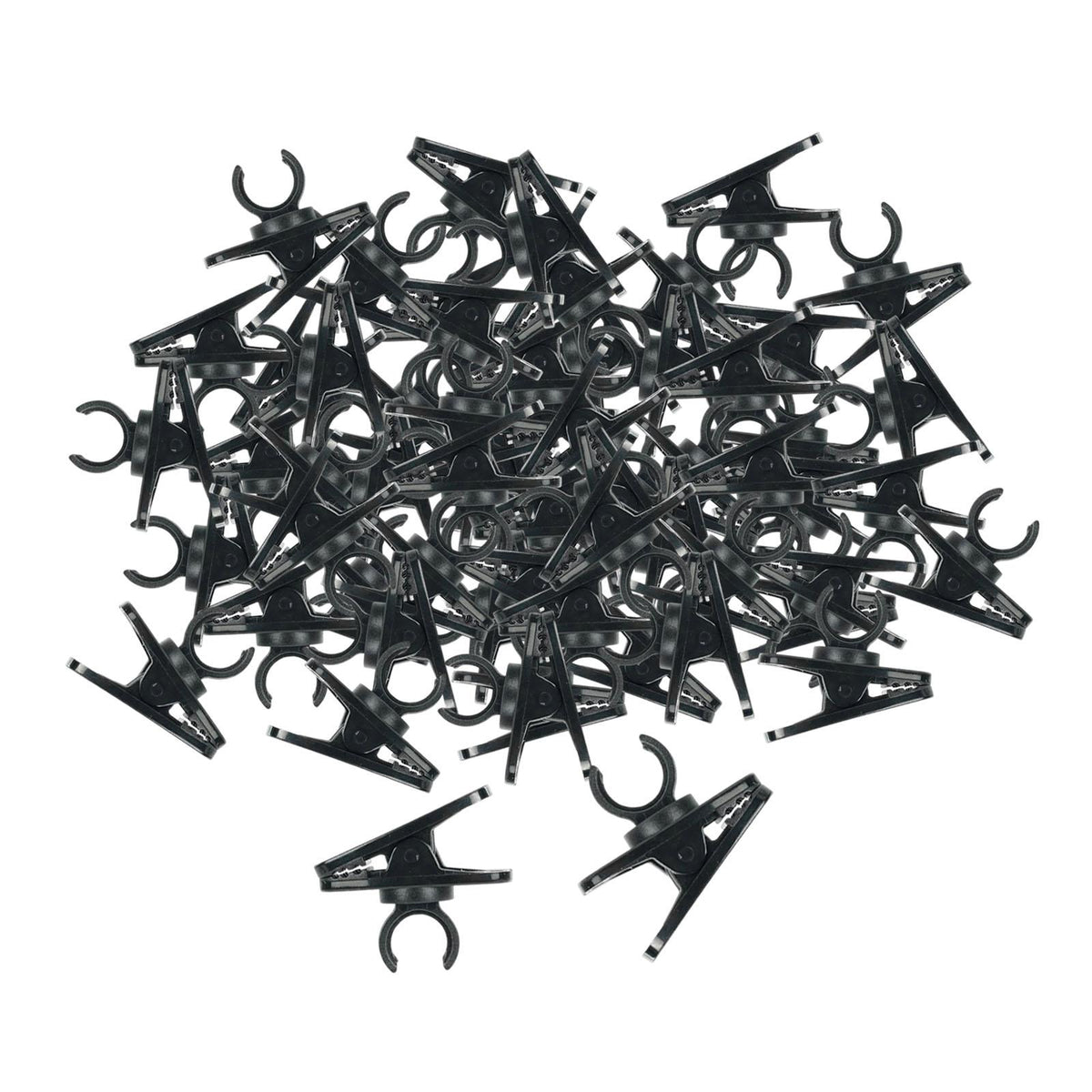 100 Pieces Lapel Microphone Clips Only Digital Accessory Convenient Rotating