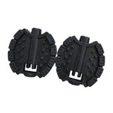 Maxbell 2Pcs Kids Bike Pedals Boys Girls Upgraded Parts Toddler Tricycle Foot Pedals Black