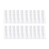 Maxbell 20x Mushroom Grow Bags Planting Tent Clear Breathable Mushroom Substrate Bag 20x12x50cm 0.08mm
