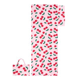 Maxbell Beach Chair Cover Soft Practical Lounge Chair Cover for Travel Summer Garden pink