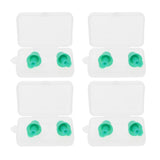Maxbell Maxbell 4 Pairs Silicone Earplug Airplane Travel Noise Cancelling Ear Plugs Green
