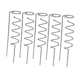 Maxbell Climbing Plant Stakes Rack Reusable Tomato Twist Stakes for Lawn Yard Indoor Straight and Spiral