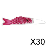 Maxbell 30x55-150cm Various Japanese Windsock Carp Flag Koi Nobori Sailfish 55cm Pink