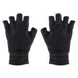 Maxbell Maxbell Black Arthritis Gloves Compression Fingerless Gloves Magnetic Anti-Arthritis Therapeutic Fingerless Gloves Hand Pain Heal Joints Relief