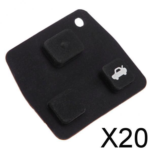 Maxbell 20x2 or 3 Button Rubber Pad Repair Accessories For    Remote Key Fob