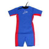 Maxbell Maxbell Children Kids Toddler Shorty Surfing Swim Diving Wetsuit Jumpsuit Blue XXL