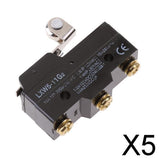 Maxbell 5xLXW5-11G2 1NO 1NC SPDT Momentary Roller Hinge Lever Arm Micro Switch