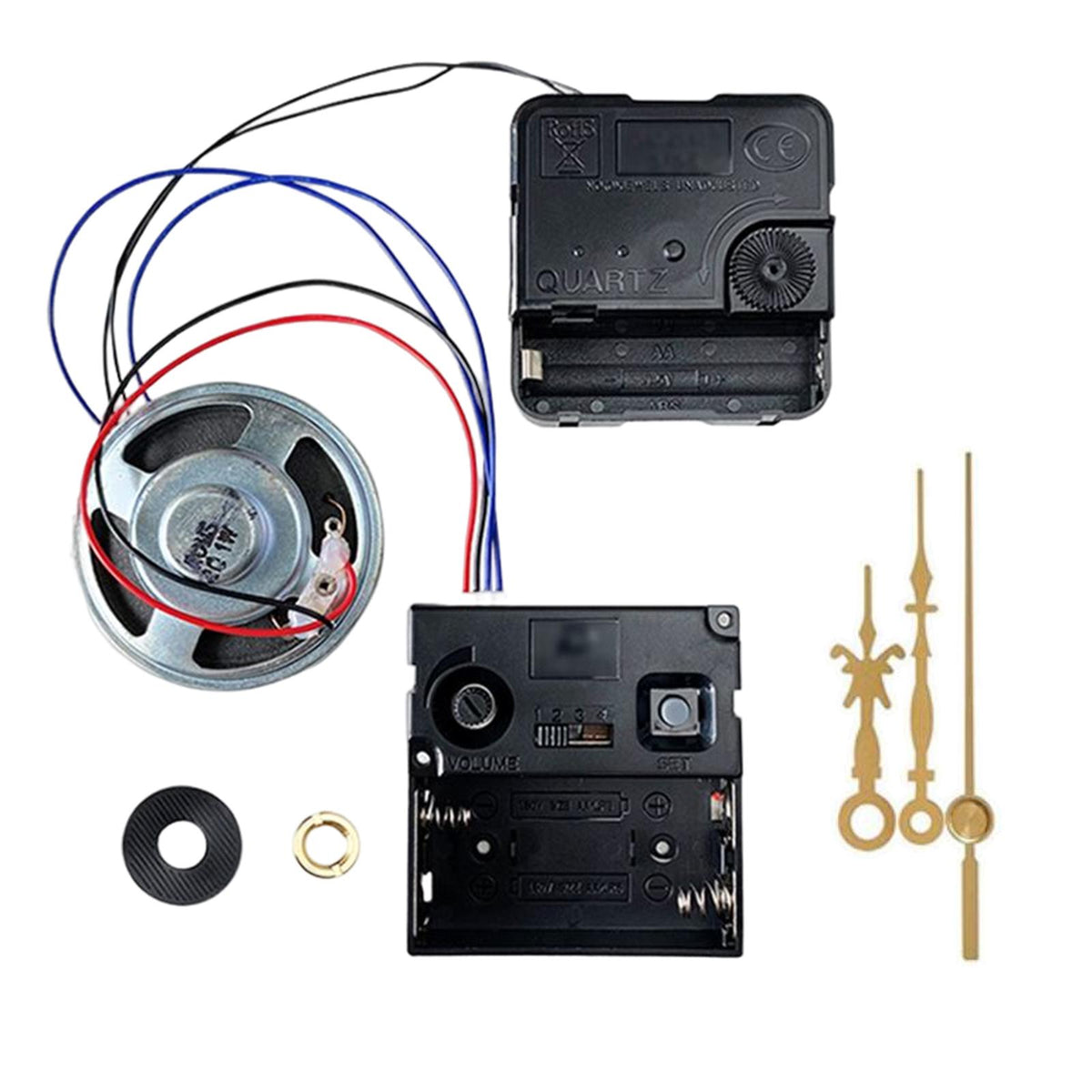 Maxbell Maxbell DIY Wall Clock Movement Mechanism DIY Clock Accessories with Music Chime Box Style G