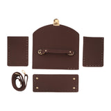 Maxbell Bag Bases for Crochet Craft Bottom Shaper Pad for Handbag Underarm Bag Women Coffee