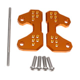 Maxbell Motorcycle Foot Pegs Supports Rearsets Footpegs for Yamaha Yzf R25 MT25 Gold