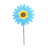 Maxbell Camping Sun Flower Windmill Spinner Garden Park Decoration Ornament Blue