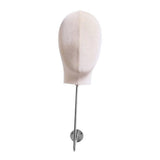Maxbell Manikin Head Hat Display Head for Beginner Stylist Home Salon Making Styling Beige