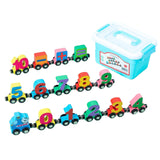 Maxbell Magnetic Number Train Set Educational Toys for Kids 1 2 3 Year Olds Toddlers 15Pcs