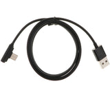 Maxbell 2x90 Degree USB Type C Cable Fast Charging Data Cable for Android  Black 1m
