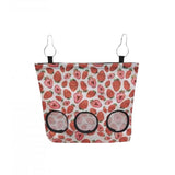 Rabbit Feeder Hanging Hay Bags Feeder Bag Hanging Pouch for Backyard Outside L strawberry - Aladdin Shoppers