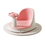 Baby Bath Seat Support Bath Chair Stability with Suction Cups Sit up Bathing pink