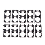 Maxbell 10pcs 18650 Battery Cell Spacer Radiating Shell Plastic Heat Black Holder - Aladdin Shoppers
