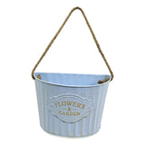 Maxbell Hanging Planter Indoor Wall Flower Pot for Yard Housewarming Gift Home Decor blue