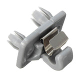 Maxbell 2xCar Sun Visor Clip Holder Hook for Audi A1 A3 S3 A4 S4 A5 S5 Q3 Q5 TT  Gray