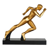 Maxbell Runner Statue Crafts Abstract Art Sculpture for Living Room Office Bookshelf Style B