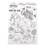 Maxbell Transparent Silicone Clear Rubber Stamps Scrapbooking Christmas Card Making