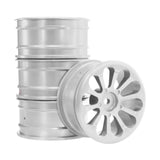 Maxbell 1/:10 Scale Wheel Lip Mini Replacement Components for 128 86S RC Hobby Model Silver