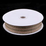 15 Yard 28mm Mixed Color Jute Hessian Burlap Ribbon Rustic Weddings Belt Strap Craft - Aladdin Shoppers