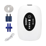 Maxbell Aquarium Air Pump Portable Powerful Air Pump for Moving Hydroponics Fish Tank 2 Outlets