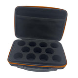 Maxbell yo Special Protective Bag with Double Zipper with Handle Protection 11 Slots orange