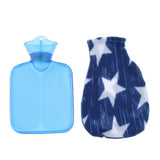 Maxbell Maxbell Mini 250ml Hot Water Bottle Bag with Soft Cloth Cover and Screw Top Blue