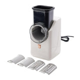 Maxbell Electric Cheese Grater Electric Grater Electric Slicer Shredder Tomato Onion White